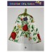 Crochet Top Hand Towel / Tea Towel - Waratah Crochet Top Hand Towel / Tea Towel - Waratah